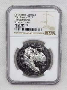 2021 �J�i�_ Thanatotheristes Reaper Of Death Dinosaurs NGC PF69 �}�b�g ���W�E��