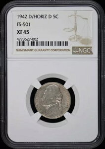 1942 D/HORIZ D �W�F�t�@�[�\�� �j�b�P�� FS-501 5C NGC XF45