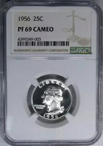 1956 25C NGC PF69 �J���I ���V���g�� ~ �ߏ��]������Ă���v���~�A����i!