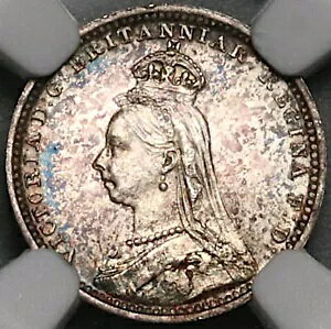 1889 NGC MS 66 �r�N�g���A �}�E���f�B 2 �y���X �C�M���X��� (22080802C)