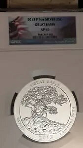 2013-P �O���[�g�x�[�X�� 5oz �V���o�[ �A�����J �U �r���[�e�B�t�� NGC SP69 #2