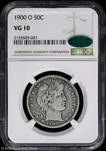 1900-O 50c �����X �n�[�t�_���[ NGC VG 10 CAC