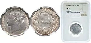 �C�M���X 1872 1 �V�����O �V���o�[ 925 NGC AU 58