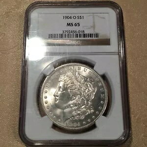 1904-OMorgan Silver Dollar - NGC MS 65 - ���i���X�L���� #6018