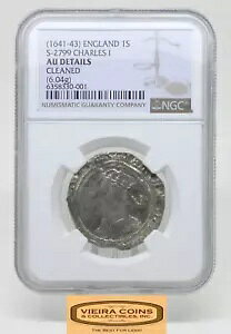 (1641-43) �C���O�����h 1S �`���[���Y I�AS-2799 ( 6.04g)�ANGC AU �ڍ׃N���[�j���O�ς� -#B27075
