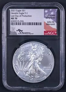 2021 �V���o�[ �C�[�O�� $1 - ���Y�ŏI�� - NGC MS70 - Mercanti - BB