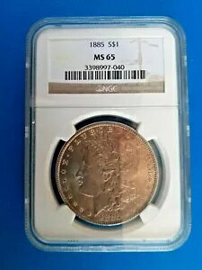 1885 [K Vo[ _[ $1 MS65 NGC S[fFgi[