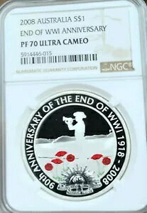 2008 I[XgA Vo[ 1 h ꎟEILO NGC PF 70 Eg JI