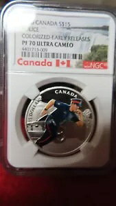 �J�i�_ 2016 POLICE OFFICER �q�[���[�Y �|���X�}�� $15 �v���[�t NGC PF70 �V���o�[ .9999