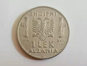 �A���o�j�A 1 Lek 1939/XVIII km#321 XF/AU - ���A