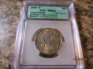 2007-P ADAMS $1 ICG MS63 �_�u���G�b�W ���^�����O �b���] 0125