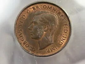 BU レッド/ブラウン 1942 ファーシング イギリス ICG MS65 RB。 #16