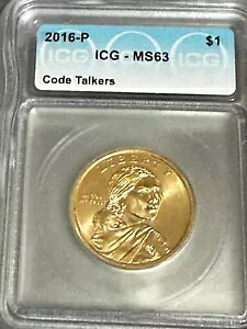 MS68 2016-P �T�J�K�E�B�A �h�� �R�[�h �g�[�J�[�Y ICG MS 63