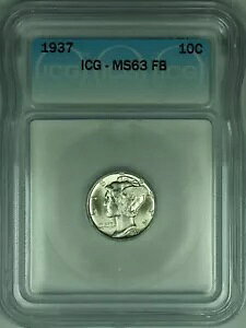 1937 }[L[ Vo[ _C 10c RC ICG MS-63 (FSB) (53A)