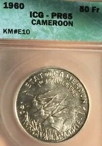 J[50tB 1960NBKM#E10B ICG PR65 PROOF tGbZCB