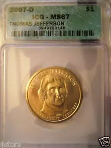 2007-D $1 g[}X WFt@[\ ICG MS 67- fGȃMtgACe