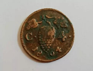 C^ȀBi|: 4 Cavalli 1804 KM#238 - vg-f