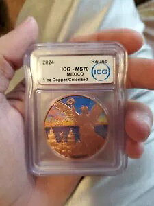 2024 ���L�V�R ���x���^�[�h / �t���b�O �I���U 1 �I���X �J���[���� ���E���h ICG �O���[�h MS 70