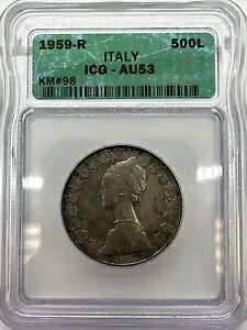 1959-R C^A 500  /  / ICG AU53 KM#98 F v[g