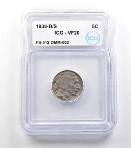 1938-D/S CfBA wbh obt@[ jbP FS-512 OMM-002 VF20 ICG *1520