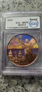 2024 ���L�V�R ���x���^�[�h / �t���b�O �I���U 1 �I���X �J���[���� ���E���h ICG �O���[�h MS 70