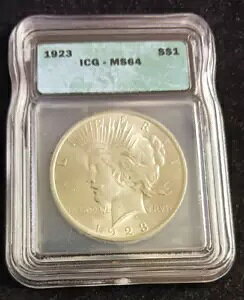 1923 ICG MS64 a 1 hd