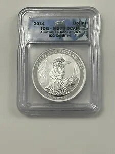 2014 P I[XgACJZ~ ICG MS 70 DCAM 1 IX .999 Vo[ RC $80