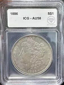 1886 �����K�� �V���o�[ �_���[ ICG AU-58 IDC ���؍ς�