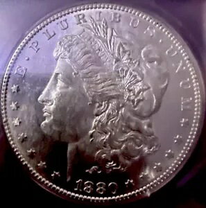 1880-S ���[�K�� �V���o�[ �_���[ 1 �h�� ICG MS63 SPL!! 30�C���`�~���[�S�[�W���X!!�K��!!