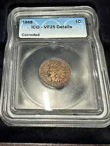 1868 �C���f�B�A�� �w�b�h �Z���g 1c ICG VF25 �ו������H