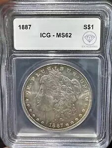 1887 �����K�� �V���o�[ �_���[ ICG MS-62 IDC ���؍ς�