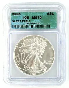 2008 Vo[ AJ C[O 1 hF ICG MS 70 Xu RC