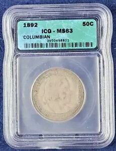 1892 RrA n[t_[ - ICG MS63ÃNVbN!