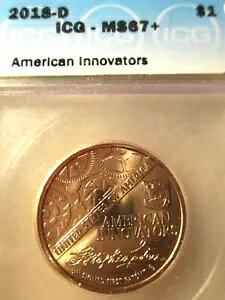 2018-D �A�����J�� �C�m�x�[�^�[�Y $1 �h�� �R�C�� ICG MS67+