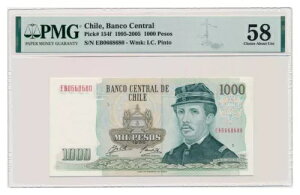 ` 1000 y\ 1995 PMG AU 58 I𖢗ʂɂ