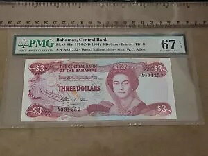 ???? �o�n�} 3 �h�� 1974 (1984) PMG 67 UNC ���� 112623-4