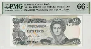 i-001403 on} 1/2 h 1974 (ND 1984)B PMG 66 EPQ