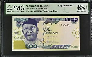 �i�C�W�F���A 500 �i�C�� 2020 P 30 s* �����p Superb Gem UNC PMG 68 EPQ TOP POP