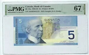 Ji_ 2001 BC-62a $5  ANW vtBbNX PMG 67 EPQ