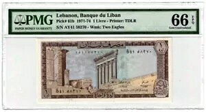 1974 ���o�m�� 1 ���� P61b PMG 66 ���� UNC