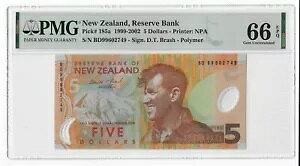 �j���[�W�[�����h 5 �h�� 1999-2002 PMG 66 Unc pn 185a�A���� 24