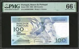 |gK 100 GXN[h 1988 P-179f  PMG 66 EPQ   UNC