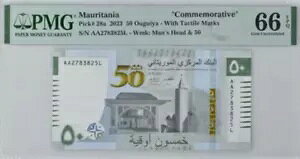 2023 [^jA 50 EMA P28a COMM  UNC PMG 66 AA