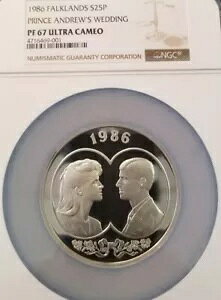 1986 tH[Nh Vo[ 25P Ah[q̌ NGC PF 67 Eg JI