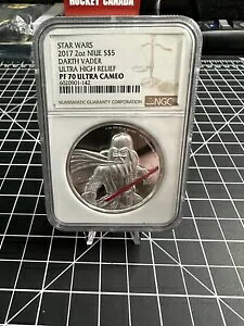 2017 $5 �j�E�G �v���[�t �V���o�[ �_�[�X �x�C�_�[ �X�^�[ �E�H�[�Y NGC PF70 �E���g�� �J���I 2 �I���X