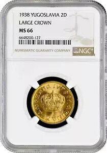 ���[�S�X���r�A 2 �f�B�i�[�� 1938�ANGC MS66 ���[�W �N���E���A�u�s�[�^�[ 2 �� (1934 - 1945)�v-