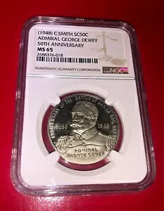 1948 C.SMITH SC50C �A�h�~���� �W���[�W �f���[�C 50 ���N�L�O NGC MS 65 �ō����O���[�h