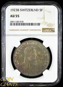 1923B �X�C�X 5 �t���� KM#37 5F NGC AU55 �����ʃg�[���V���o�[ 5Fr �ɂ���
