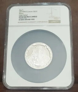 2019 NGC PF 69 Eg JI S.LEONE 62.21g Vo[ $20 uRHINOv rbO 5 / nC [t