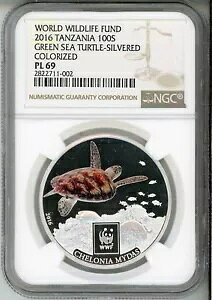 2016 �^���U�j�A 100S WWF - �A�I�E�~�K�� - WWF NGC PL 69